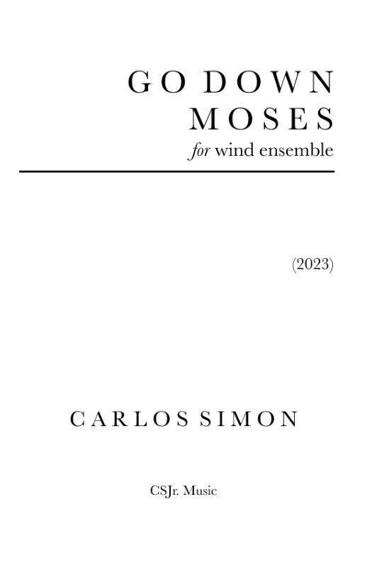 Simon: Go Down Moses – Ficks Music