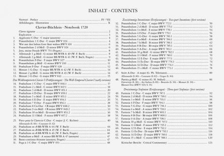 Notebook for Wilhelm Friedemann 1720