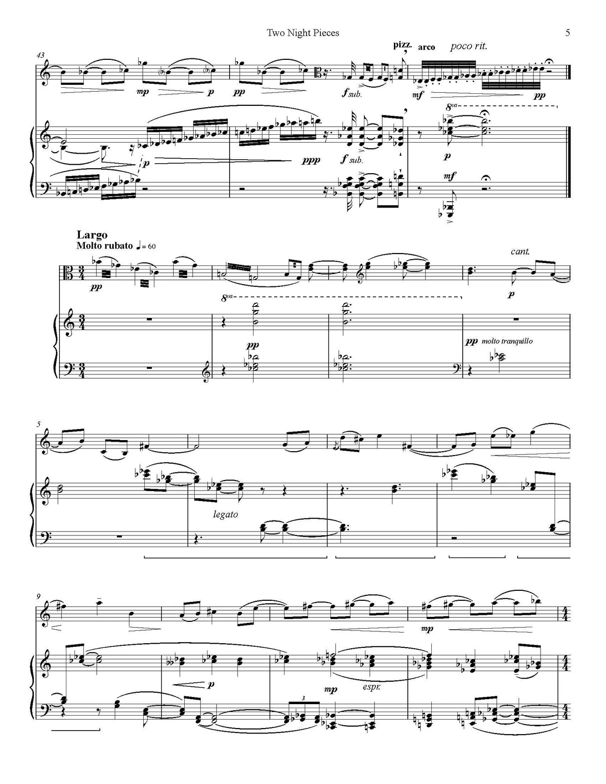 Shawn: Two Night Pieces