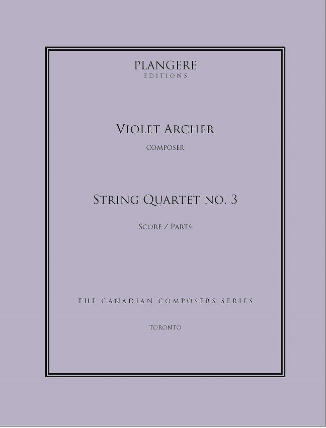 Archer: String Quartet No. 3