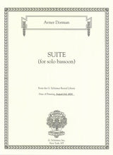 Dorman: Suite for Solo Bassoon