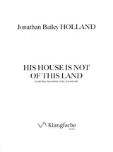 Holland: His House Is Not of This Land