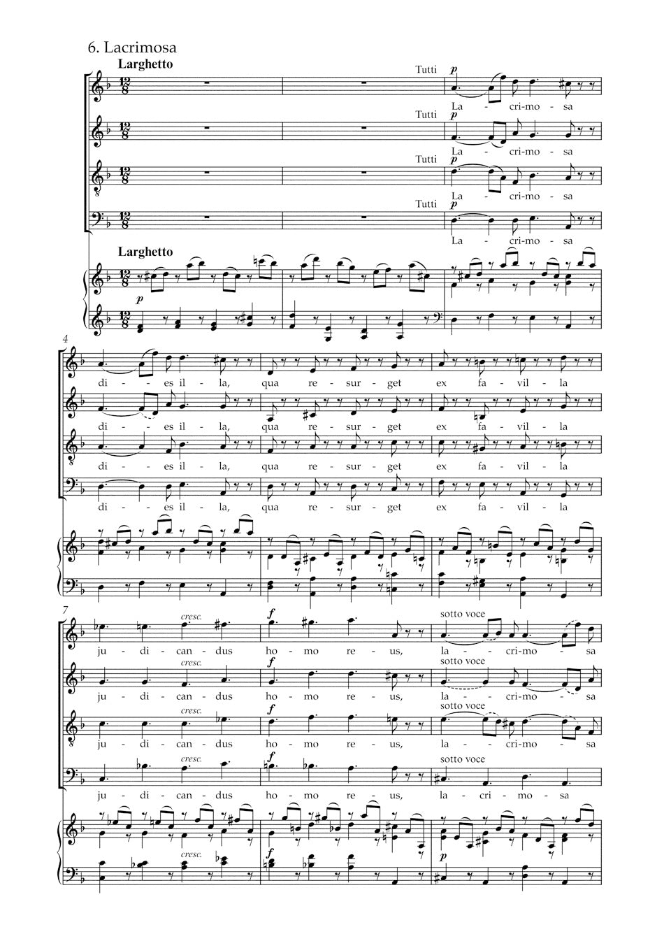 Mozart: Requiem, K. 626 (completed by Süssmayr) – Ficks Music