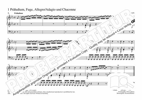 The Husum Organ Book from 1758