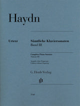 Haydn: Complete Piano Sonatas - Volume III