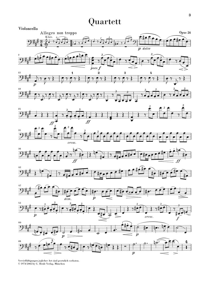 Brahms: Piano Quartet No. 2 in A Major, Op. 26