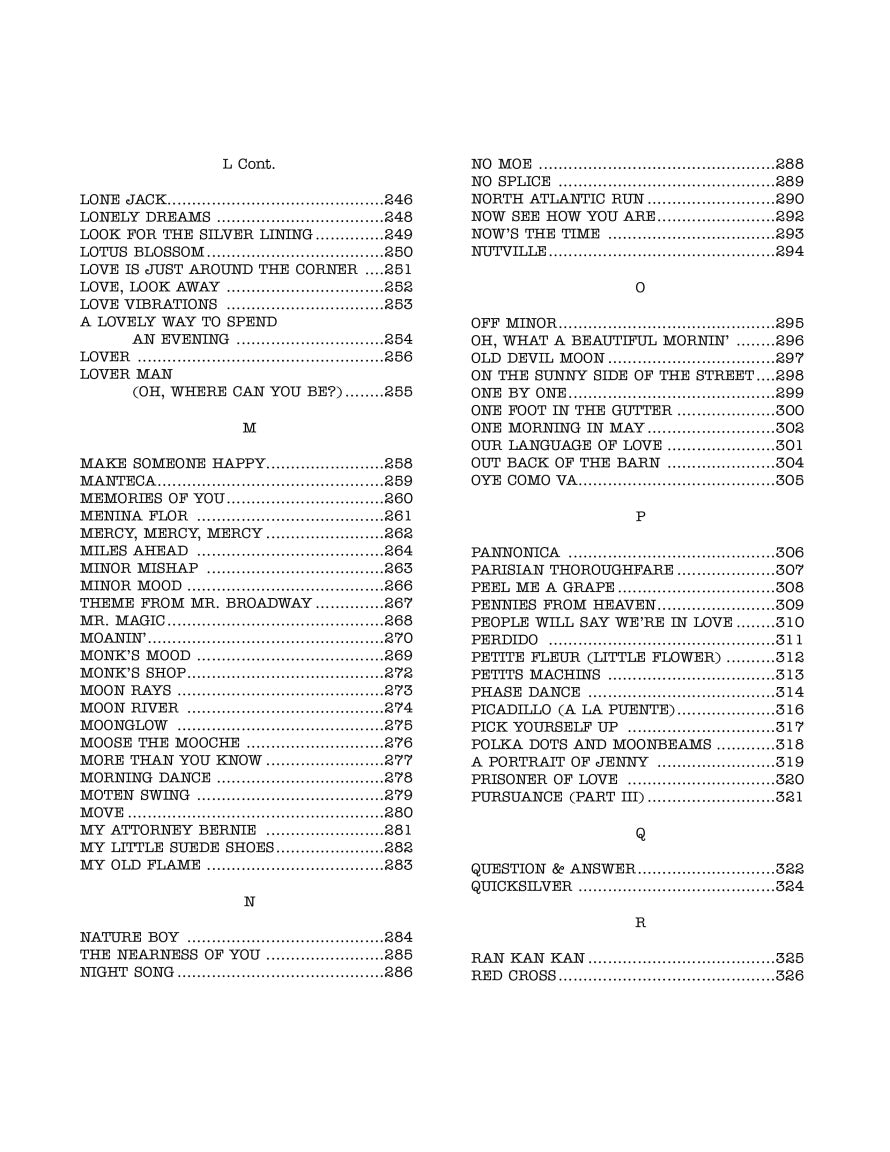 The Real Book – Volume 2 (E-flat Edition)