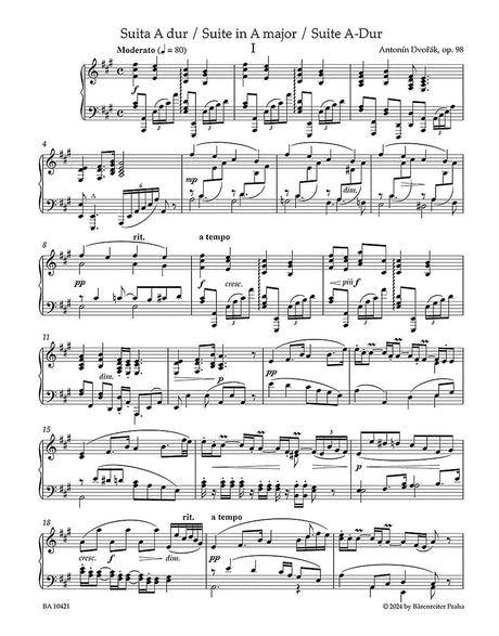 Dvořák: Suite in A Major, Op. 98