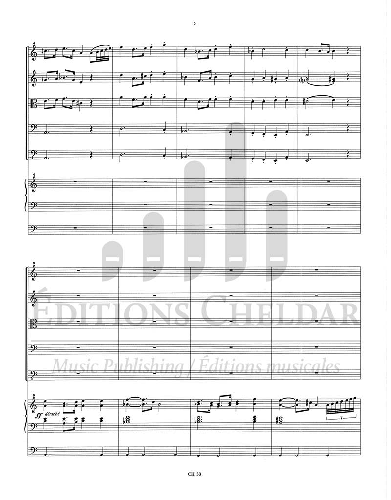 Bédard: Concerto for Organ and String Orchestra