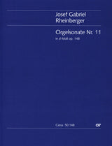 Rheinberger: Organ Sonata No. 11 in D Minor, Op. 148