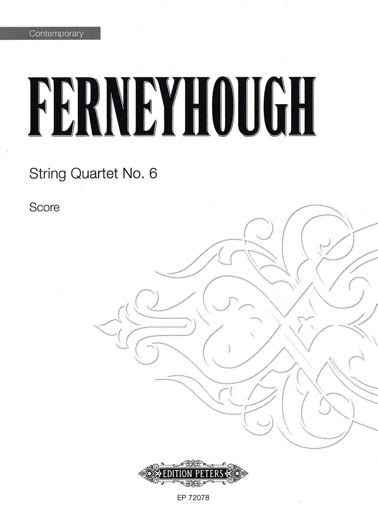 Ferneyhough: String Quartet No. 6
