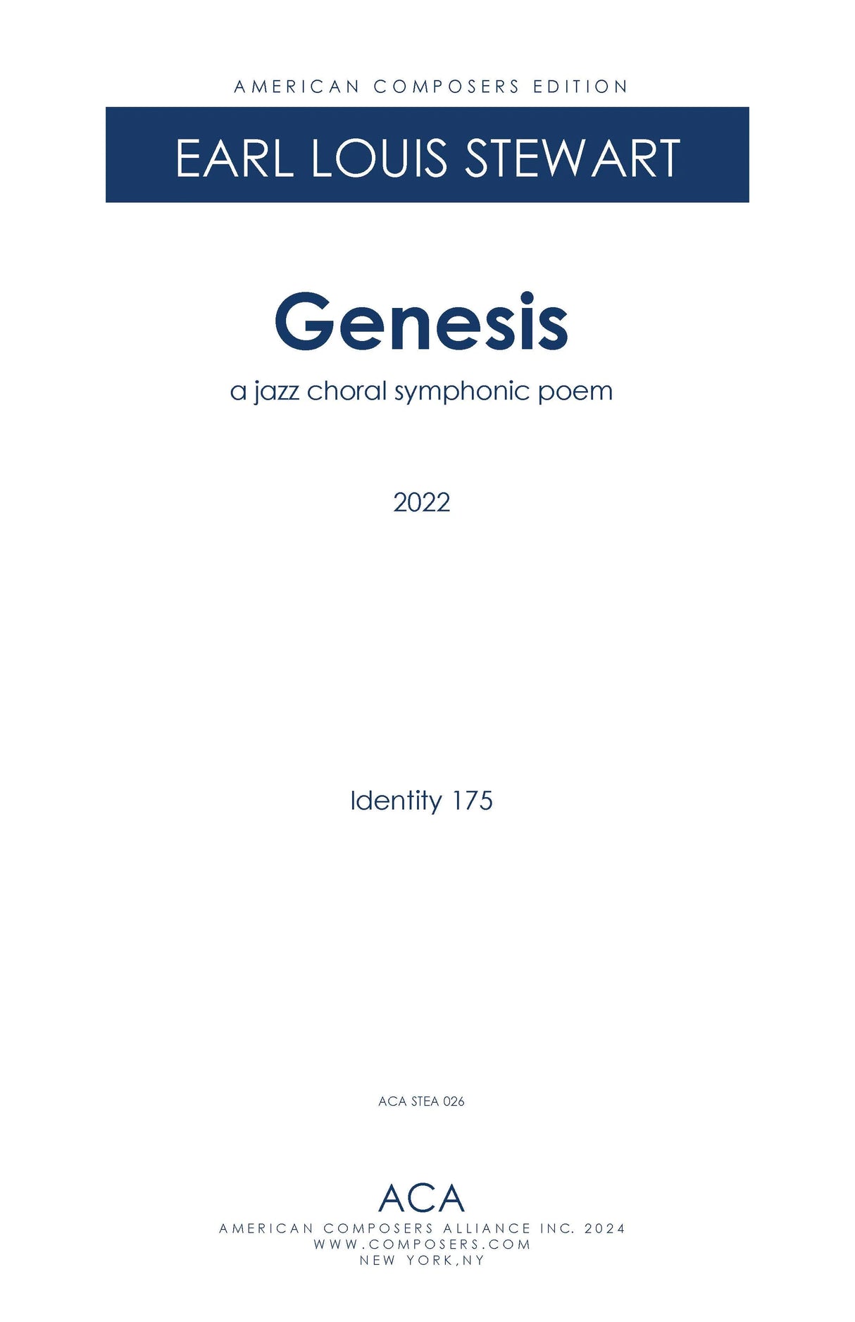 Stewart: Genesis