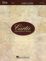 Carta Manuscript Paper Basic - 9" x 12" - Spiral Bound
