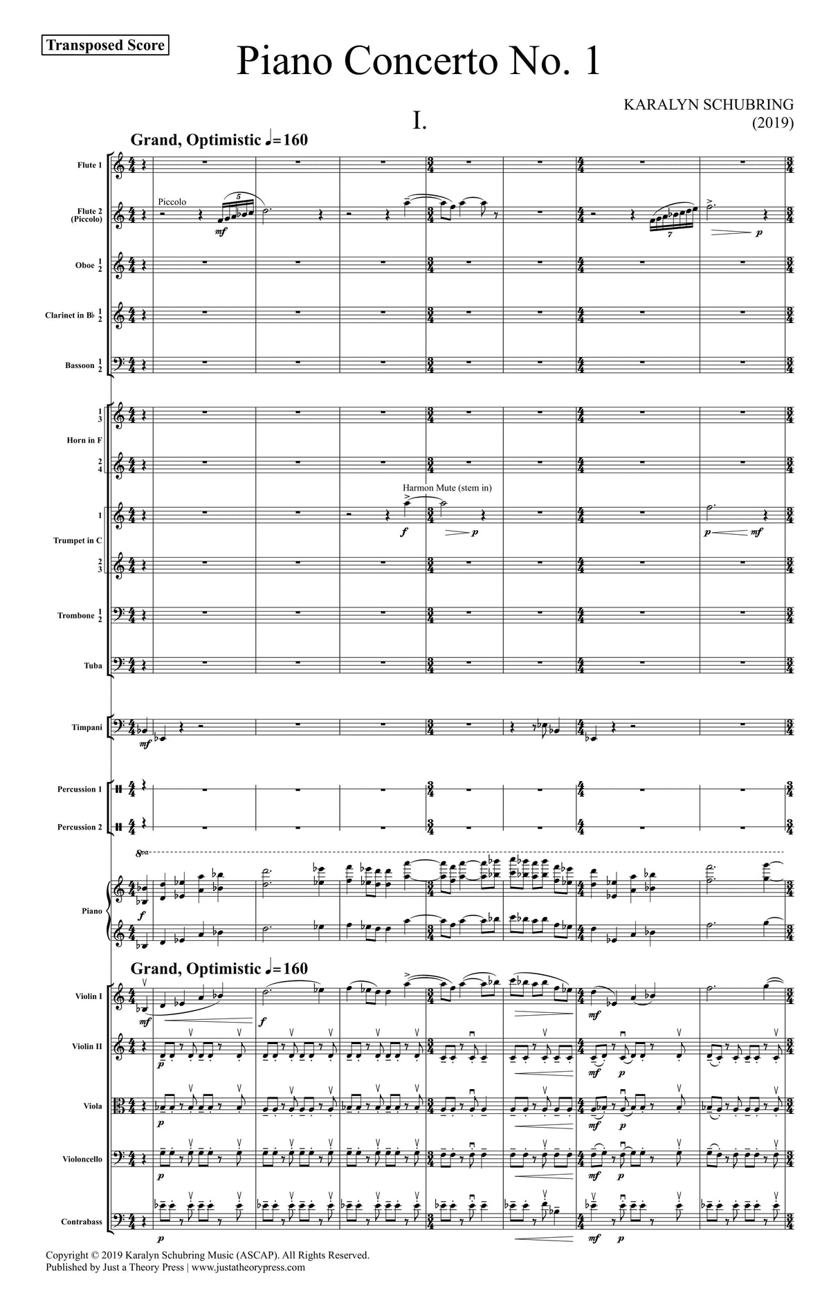 Schubring: Piano Concerto No. 1