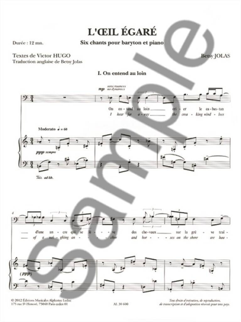 Jolas: L'oeil égaré