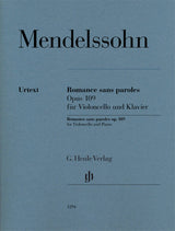 Mendelssohn: Song without Words, Op. 109