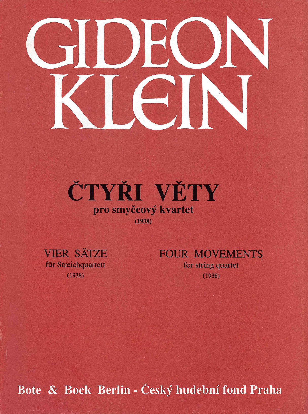 Klein: Four Movements