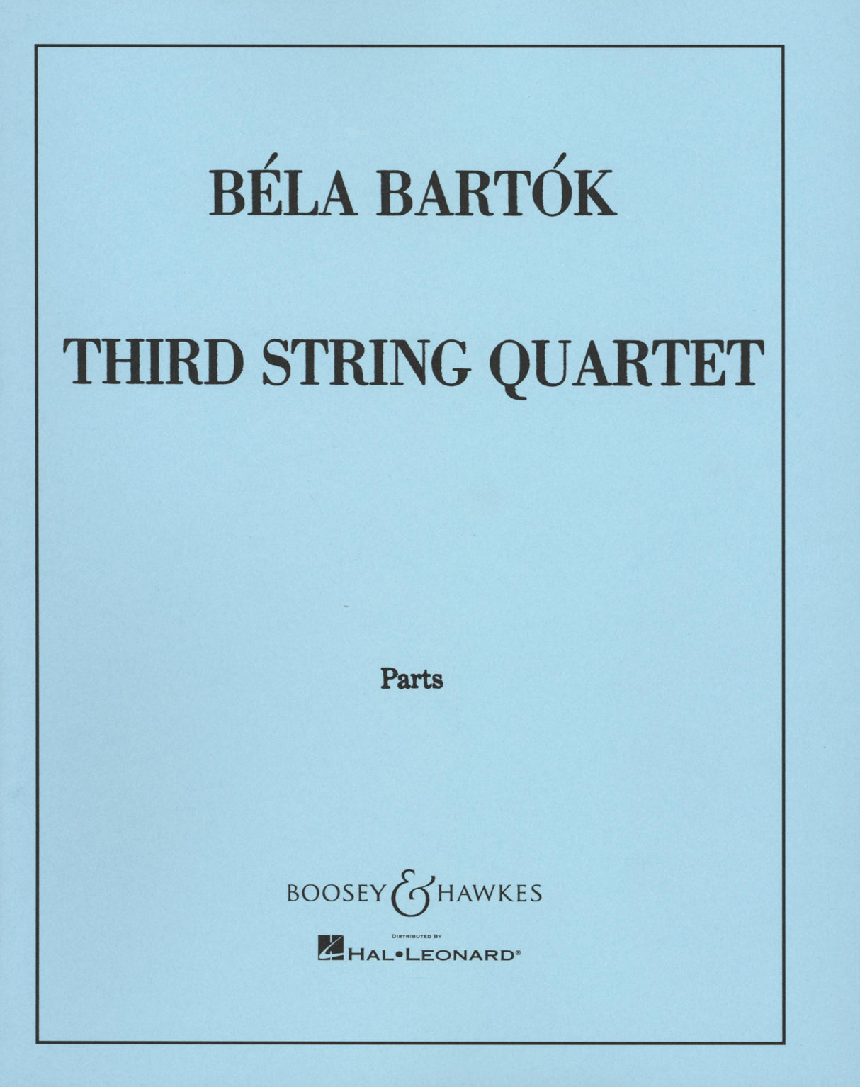 Bartók: String Quartet No. 3
