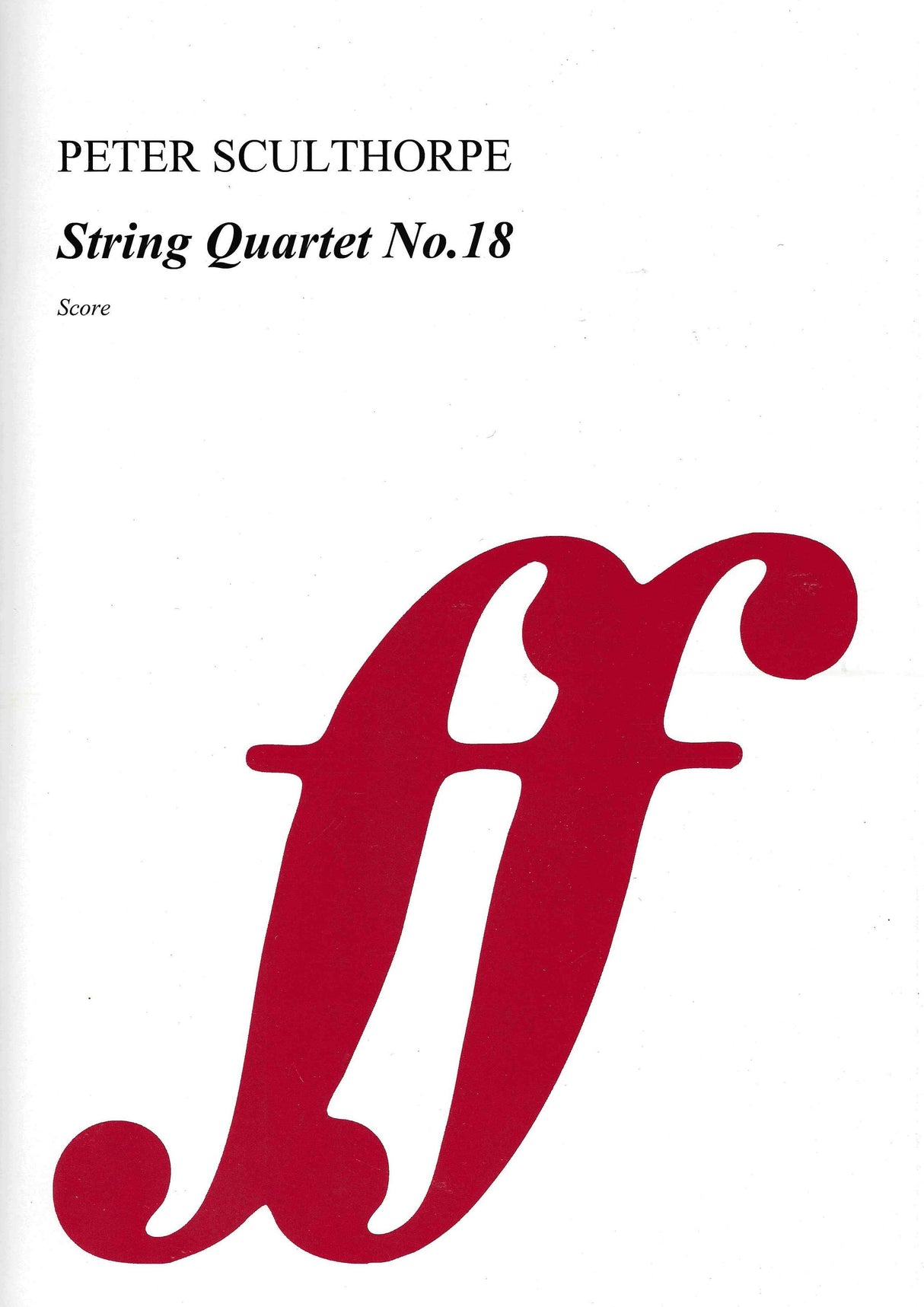 Sculthorpe: String Quartet No. 18