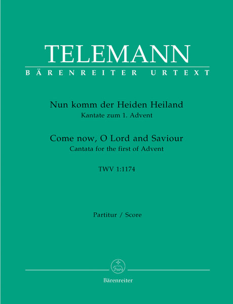 Telemann: Nun komm der Heiden Heiland, TWV 1:1174