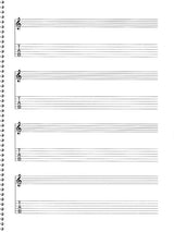 Passantino Manuscript Paper - Guitar, 9" x 12"