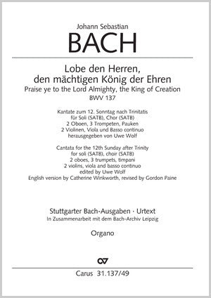 Bach: Lobe den Herren, den mächtigen König der Ehren, BWV 137