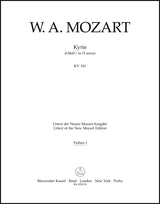 Mozart: Kyrie in D Minor, K. 341 (368a)
