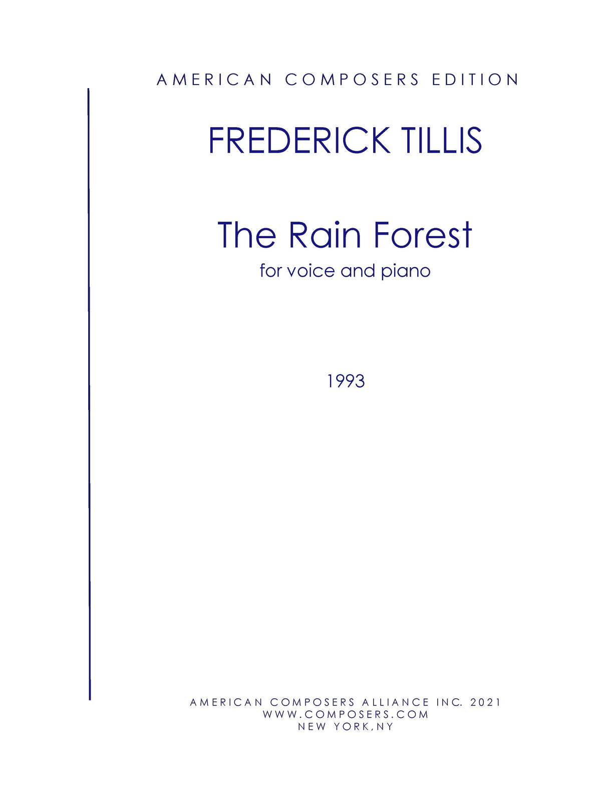 Tillis: The Rain Forest