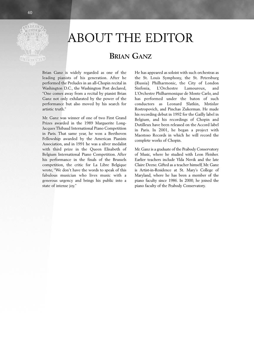 Chopin: Selected Preludes