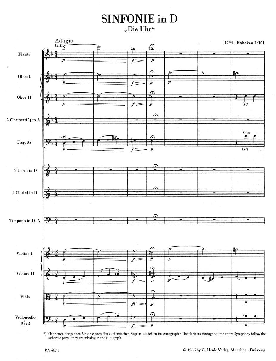 Haydn: London Symphony No. 8 in D Major, Hob. I:101