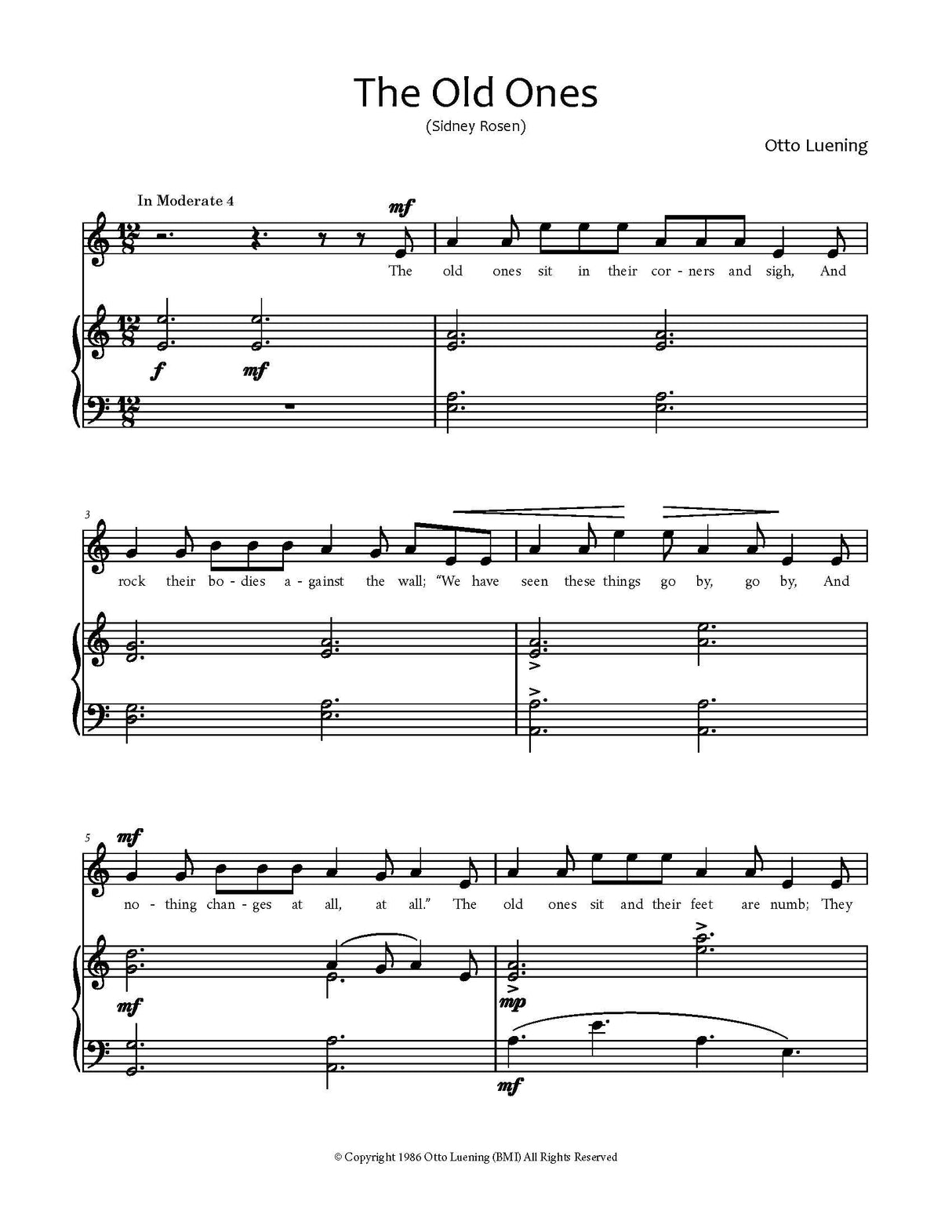 Luening: The Old Ones