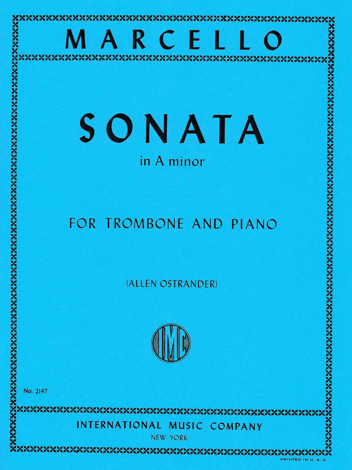 Marcello: Sonata in A Minor