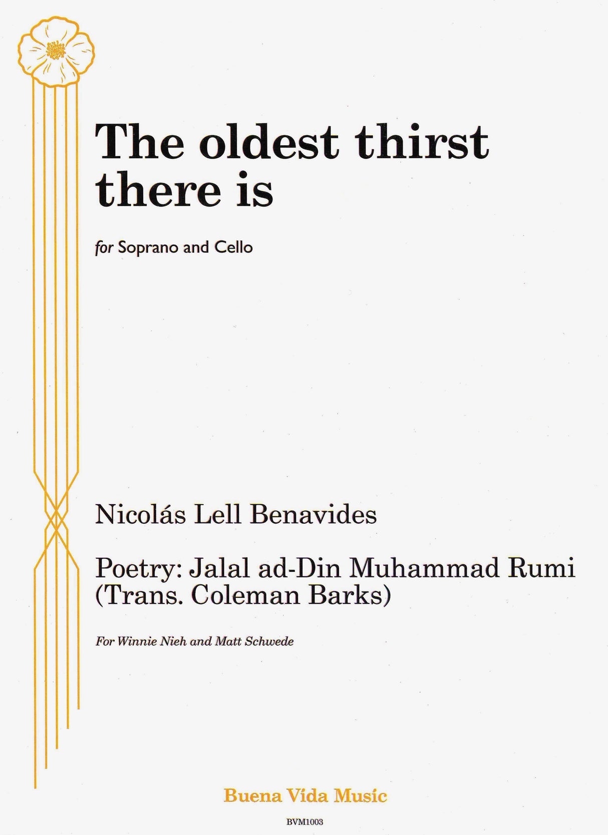 Benavides: The oldest thirst there is