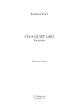 Price: On a Quiet Lake