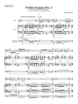 Landau: Violin Sonata No. 1