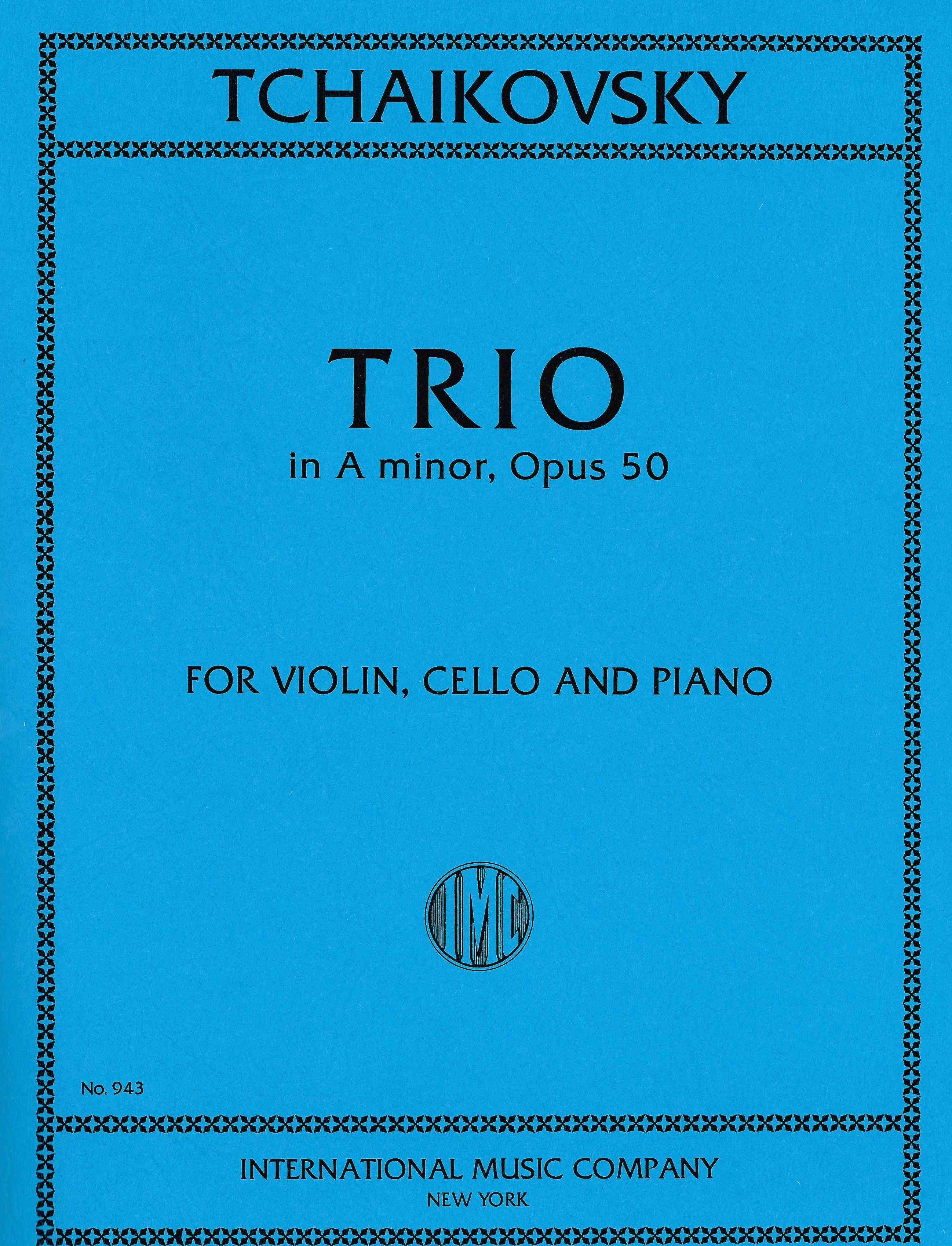 Tchaikovsky: Piano Trio in A Minor, Op. 50 – Ficks Music