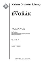 Dvořák: Romance in F Minor, B. 39, Op. 11