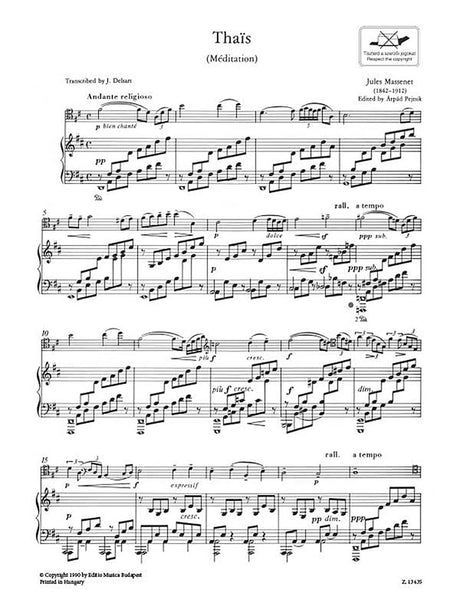 Massenet: Méditation from Thaïs (arr. for cello)