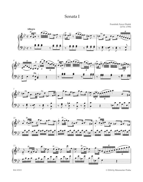 Dušek: Complete Sonatas for Keyboard - Volume 1
