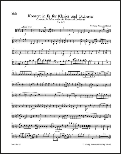 Mozart: Piano Concerto No. 14 in E-flat Major, K. 449