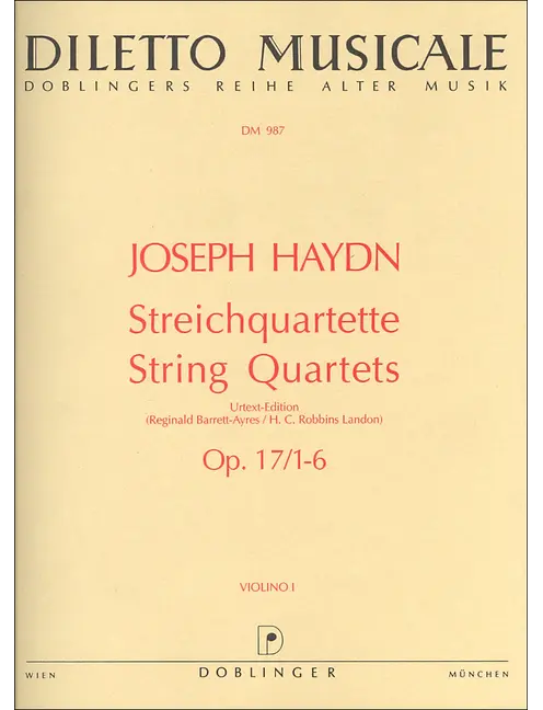 Haydn: String Quartets, Op. 17, Hob. II:25-30