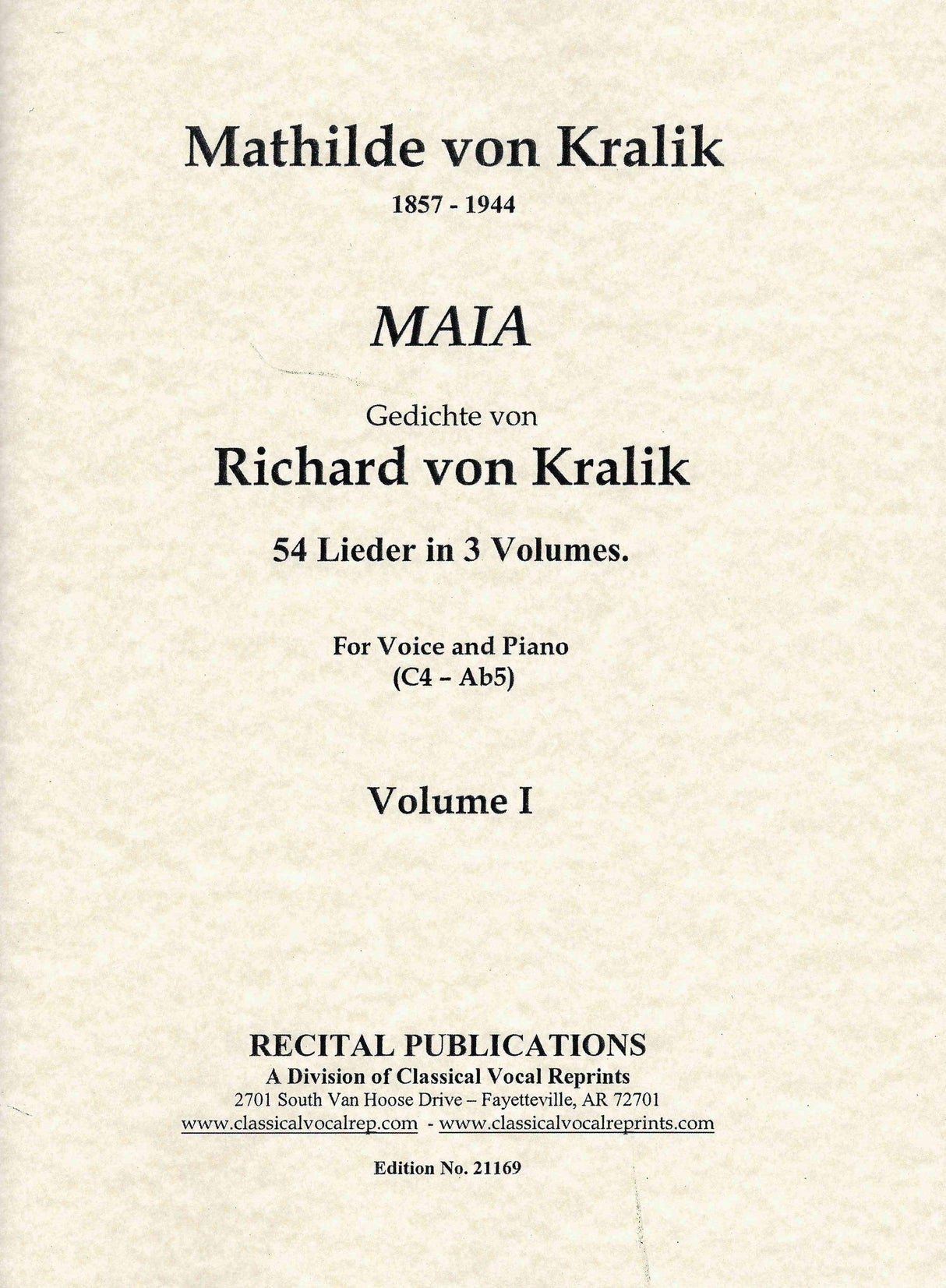 Kralik: Maia - Volume 1
