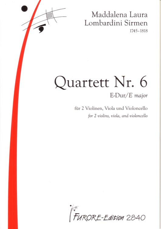 Sirmen: String Quartet No. 6 in E Major