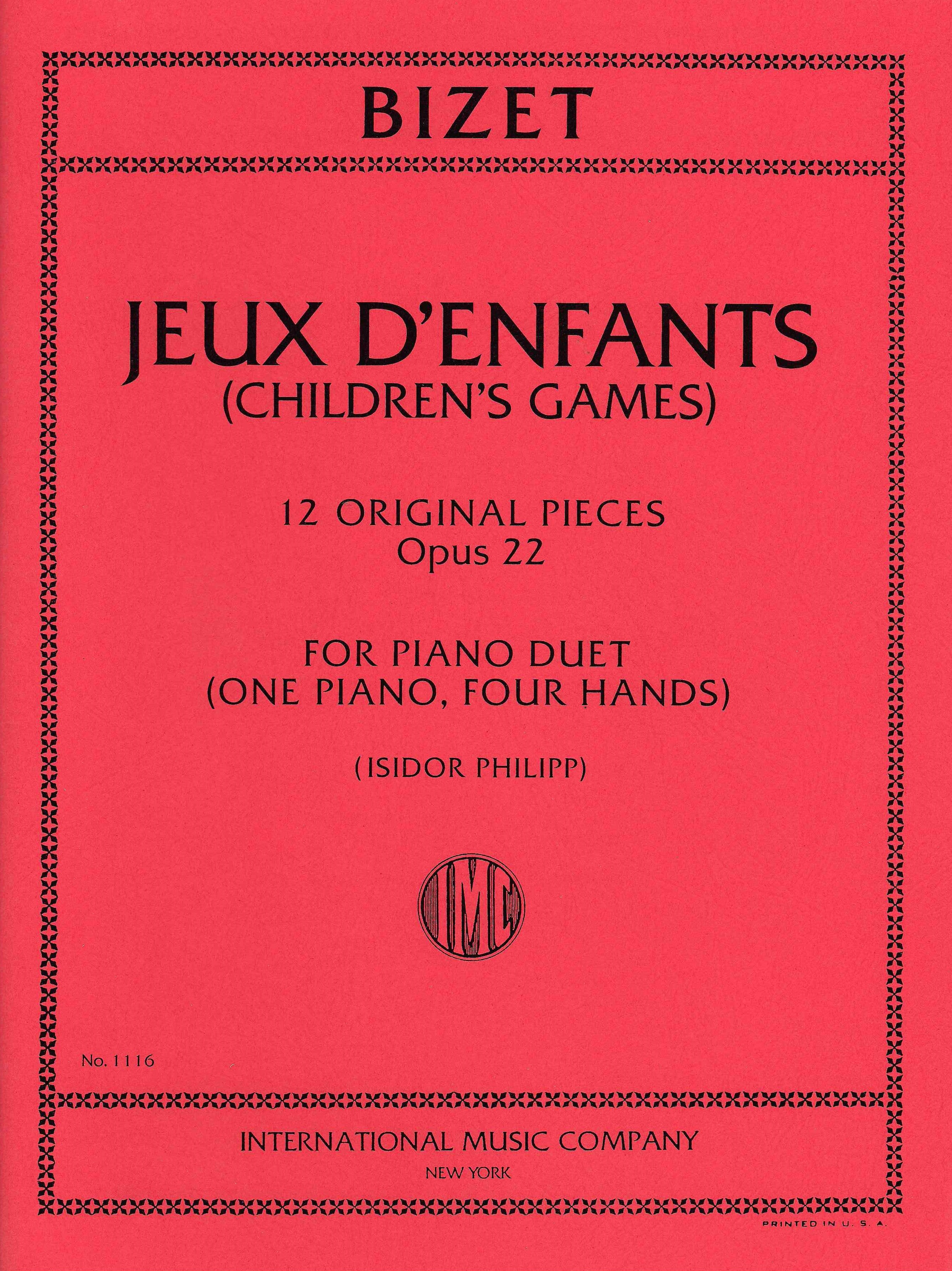 Bizet: Jeux d'Enfants, Op. 22 – Ficks Music
