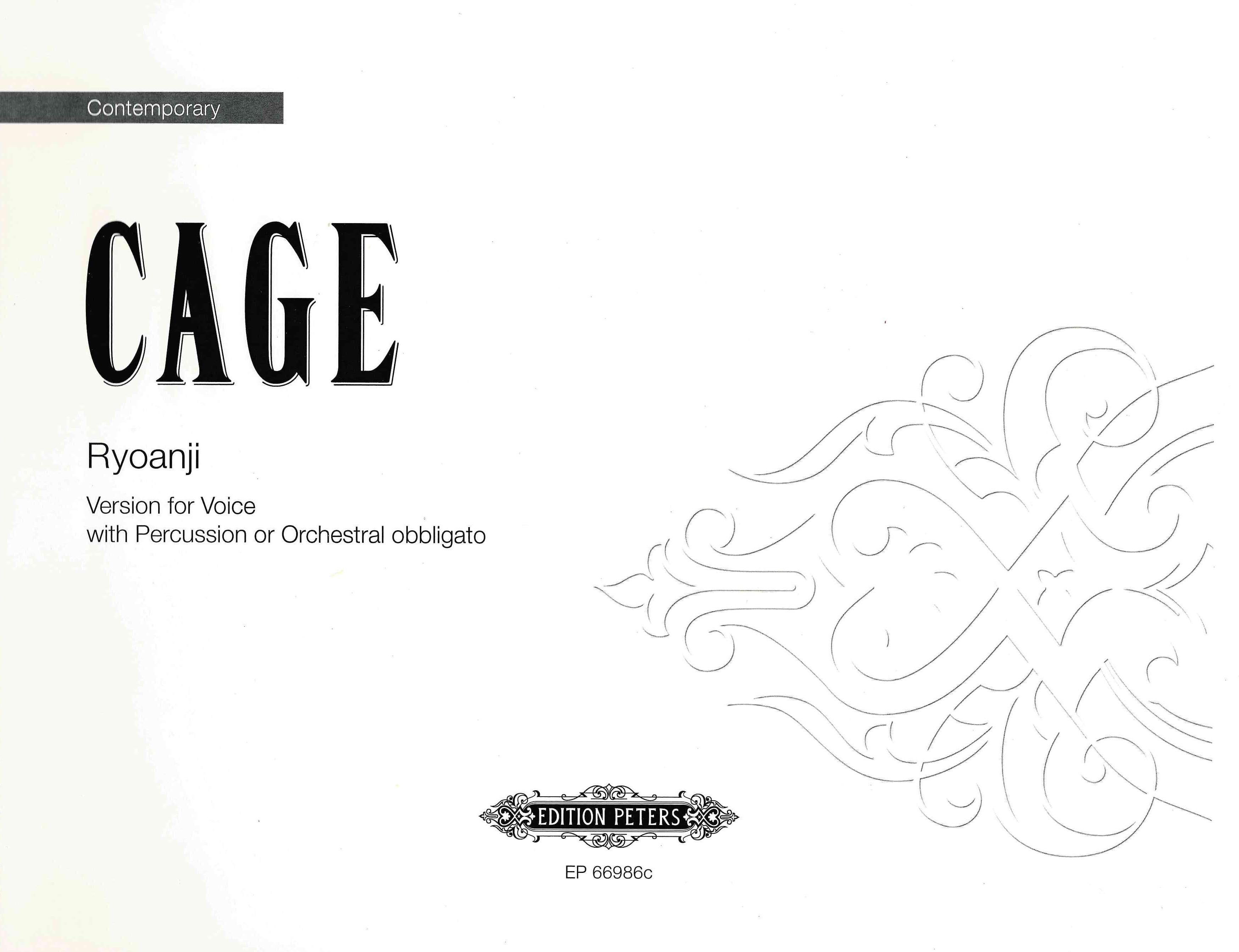 Cage: Ryoanji – Ficks Music