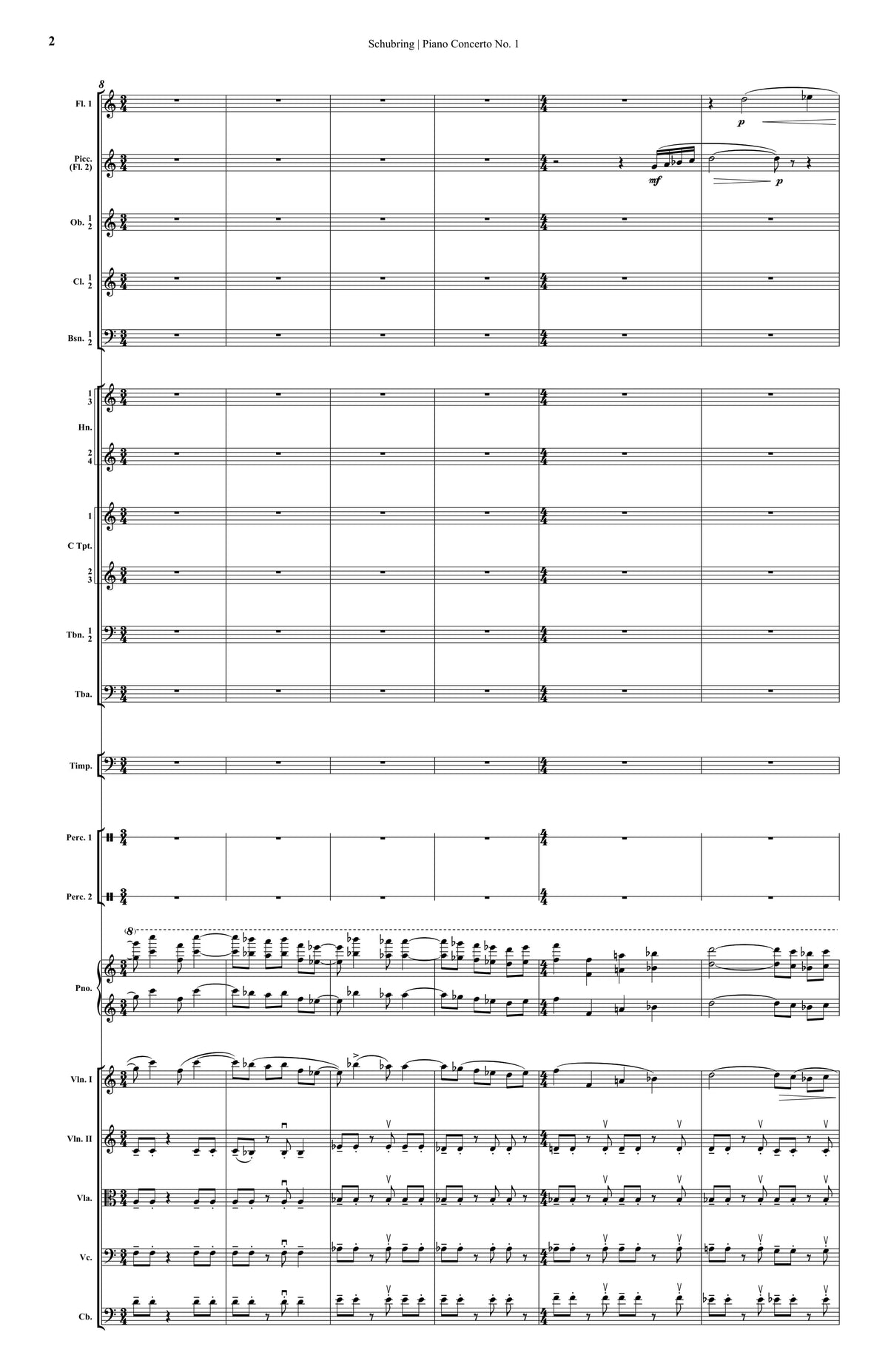Schubring: Piano Concerto No. 1
