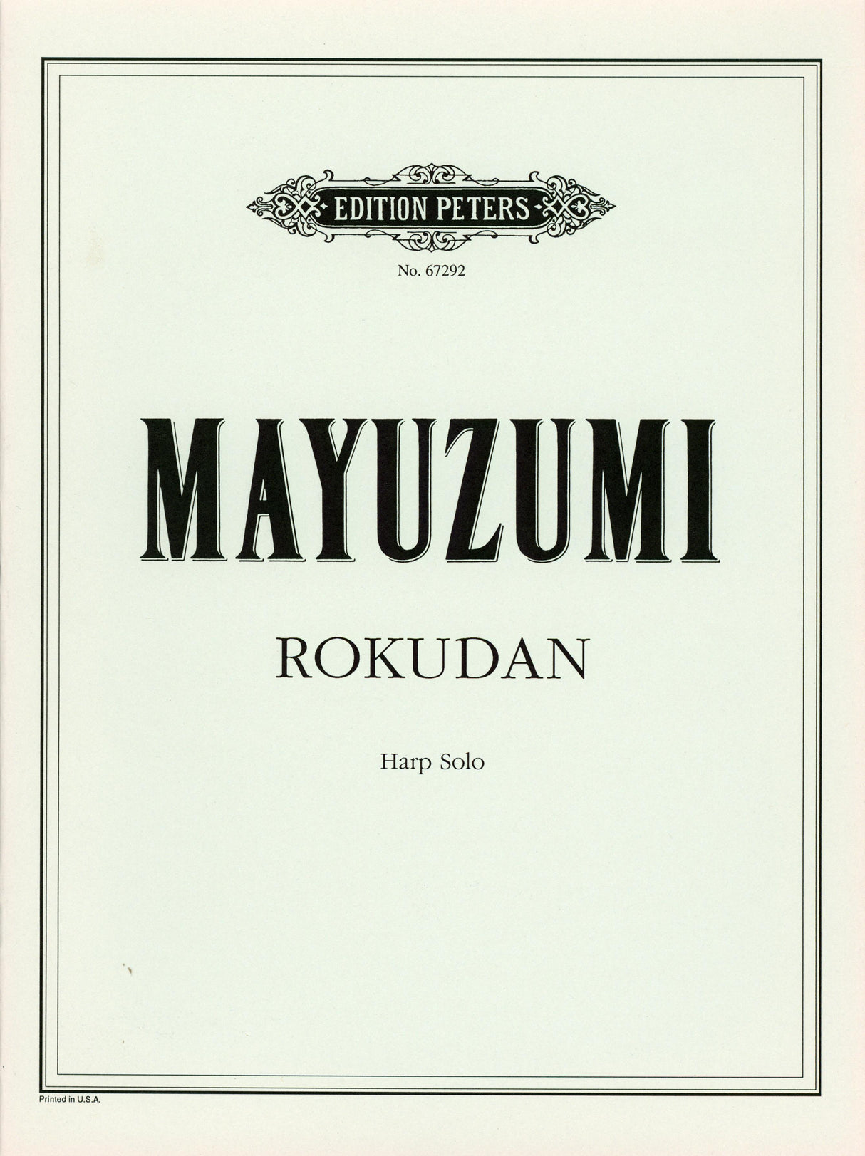Mayuzumi: Rokudan