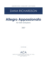 D. Richardson: Allegro Appassionato