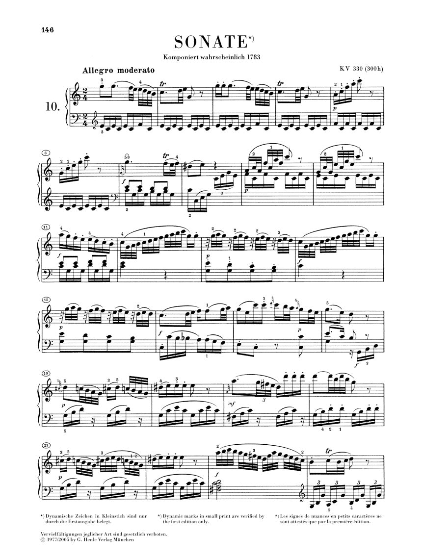 Mozart: Piano Sonata No. 15 in F Major, K. 533, 494 – Ficks Music