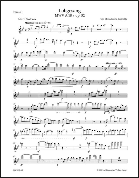 Mendelssohn: Lobgesang, MWV A 18, Op. 52